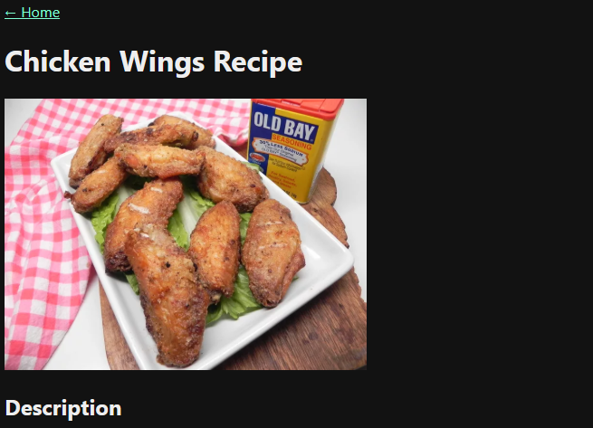 Odin Projects - Recipe