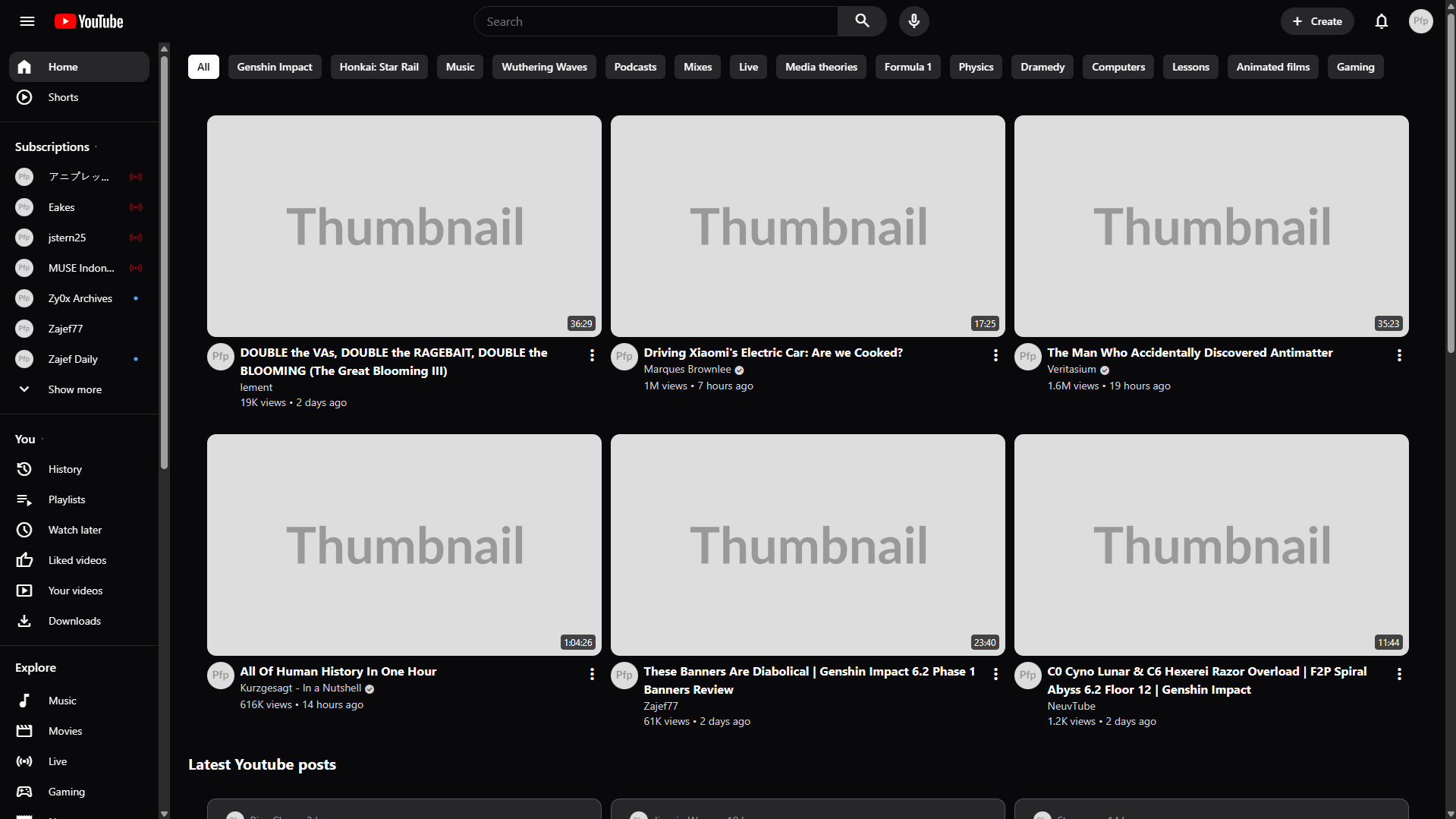 YouTube Clone